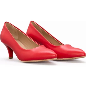 Nish Exclusive 324 Kadın Deri Klasik Stiletto