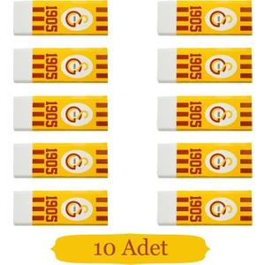No:20 Pvc Free Büyük Boy Beyaz Silgi 10 Adet