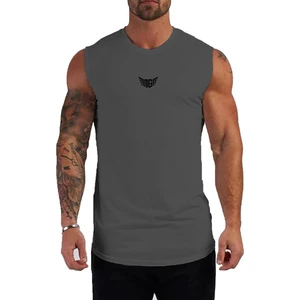 Ghassy Co. Erkek Nem Emici Hızlı Kuruma Atletik Teknik Performans Sporcu Sıfır Kol T-Shirt