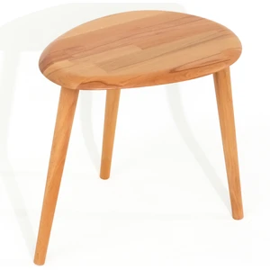 Faw Decor Naturel Masif Doğal Tekli, 2'li, 3'lü Zigon Sehpa Set, Modern Masif Yan Sehpa