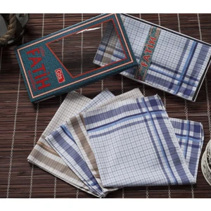 Rozet Tekstil Kutulu Kumaş Mendil 40X40 cm Düzine 12 Adet