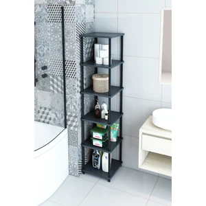 6 Raflı Kare Banyo Dolabı Havluluk Banyo Kileri Banyo Düzenleyici