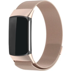 Fitbit Charge 6 Için Manyetik Metal Saat Kordonu