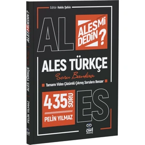 Owl Publishing ALES mi Dedin? ALES Türkçe Soru Bankası