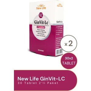 New Life Ginvit-Lc 30 Tablet - 2 Adet