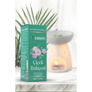 Kırıntı Buhurdanlık Esansı Çiçek Bahçesi Kokusu 10 ml Doğal Ferahlık Sağlar