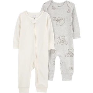 Bebek Uzun Kollu Tulum Set 2'li Paket