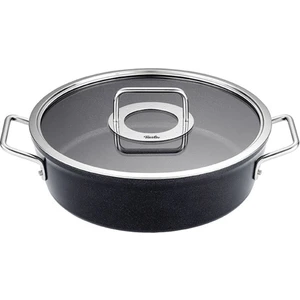 Adamant Cam Kapak Kısa Tencere 28 cm