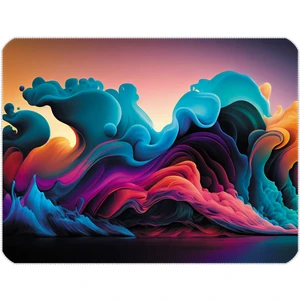 40X30CM Gaming Oyuncu Mousepad Kaymaz Kauçuk Taban Dikişli Kenar Colorful Waves MP244030