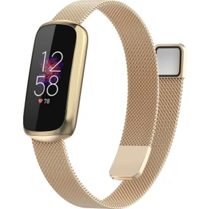 Fitbit Luxe Milanese Metal Manyetik Saat Kordonu