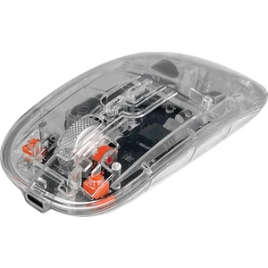 Wireless 2.4ghz & Bluetooth Kablosuz Şarj Edilebilir Şeffaf Sessiz Mouse - DMA025