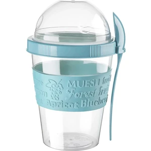 Black Deer Go Detoks  Kapaklı Kaşıklı Hazırla ve Çık Meyveli Yoğurt Müsli Kabı Beslenme Diyet 600 ml
