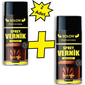 Profesyonel 400 ml Sprey Vernik 2 Adet