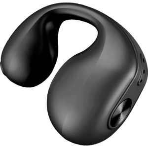 V50 Tek Kulaklı Kulaklık Bluetooth Kablosuz Kemik Iletimli Klipsli Kulaklık Spor Koşu Kulaklık - Siyah (Yurt Dışından)
