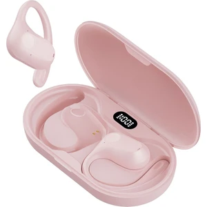 LX03 Kablosuz Bluetooth Kemik Iletimli Kulaklık Stereo Müzik Kulak Kancası Spor Kulaklığı - Pembe (Yurt Dışından)