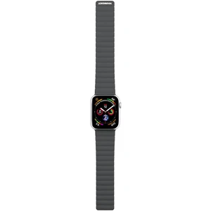 Watch Ultra 49MM Uyumlu Kordon Youngkit Klasik Magnetik Tak Çıkar Soft Strap Kayış Gri