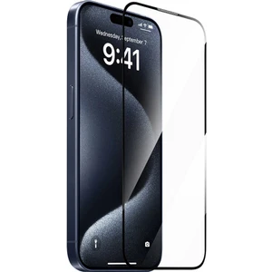 iPhone 15 Pro Max Wiwu SQ-008 Oleofobik Easy İnstall Temperli Cam Ekran Koruyucu Uygulama Aparatlı