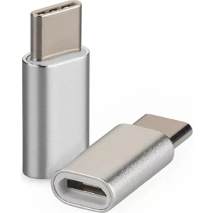 Mobil Usb-C  Type-C (M) - Mikro USB (F) Şarj ve Senkronizasyon Çevirici Hub Adaptörü 2'li Paket