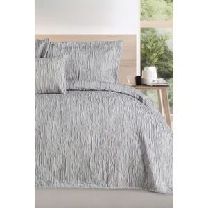 NirvanaÇift Kişilik Yatak Örtüsü Takımı - Gri