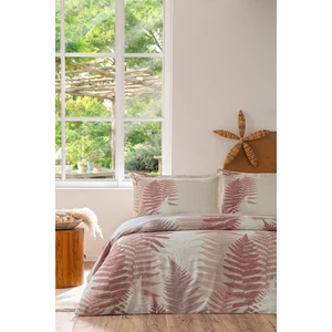Love Ladder Fitted Çift Kişilik Nevresim Takımı - Kahve