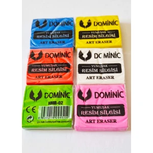 6 Adet 6 Renk Hamur Silgi Dmnc Art Eraser Resim Silgisi