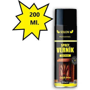 Profesyonel Parlak Sprey Vernik 200 ml