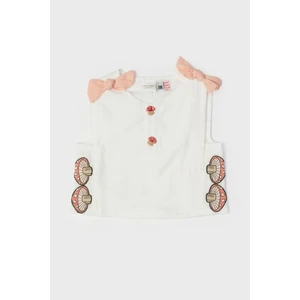 Kız Bebek Beyaz Bluz