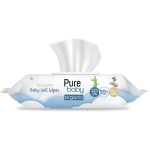 Pure Baby Organic Yenidoğan Islak Havlu 70'li