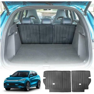 Byd Atto 3 Kauçuk Arka Koltuk Arkası Paspası, 2 Adet Set Olarak, Siyah Renk Seçeneği Ile