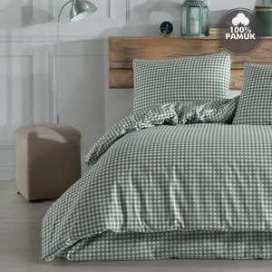 Cote Blanc Mini Kare %100 Pamuk Tek Kişilik Nevresim Takımı