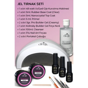 Jel Tırnak Seti Kurutucu Makinalı