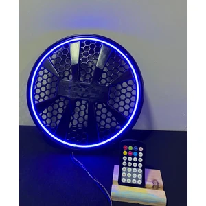 Bi Moda 30 cm Rgb Neon Işıklı Kumandalı Bas ve Midrange Kapağı Işıklı Subwoofer Kapağı 30 cm