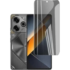ECR MOBILE Tecno Pova 6 Pro ile Uyumlu Hayalet Privacy Esnek 9h Nano Kırılmayan Ekran Koruyucu