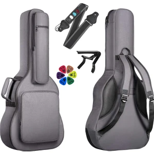 CSA-90PAK Case Klasik Gitar Soft Case Gigbag Kalın Çanta Kılıf (Full Set)