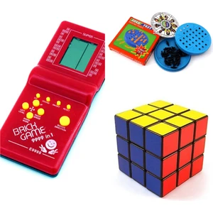 Brick Game Tetris, Solo Test ve Zeka Küpü 3 Lü Zeka Oyunu Seti