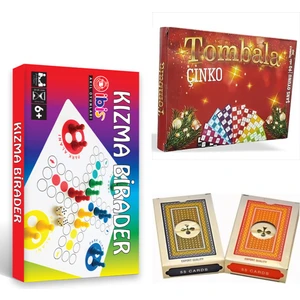 Brick Game Kızma Birader,tombala ve 2 Deste Iskambil