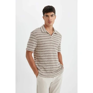 Regular Fit Kısa Kollu Triko Polo Tişört D4818AX24SM