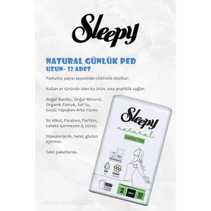 7 Al 6 Öde Sleepy Natural Ultra Hassas Günlük Ped Uzun 32 Adet ve Rosıe