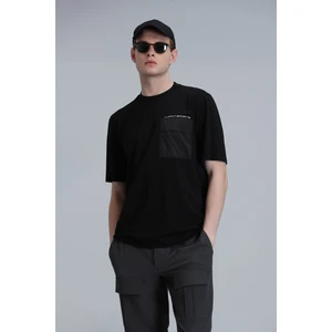 Lıam Modern Grafik T- Shirt Siyah