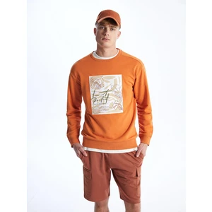 LC Waikiki Xsıde Bisiklet Yaka Uzun Kollu Baskılı Erkek Sweatshirt
