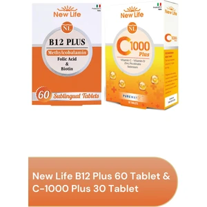New Life B12 Plus 60 Tablet & C-1000 Plus