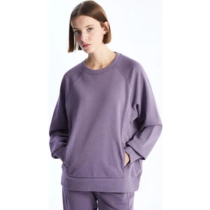 LC Waikiki Lcw Vision Bisiklet Yaka Oversize Kadın Sweatshirt