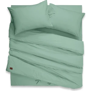 %100 Pamuk 62 Tel (155 TC) Çift Kişilik Nevresim Takımı 150x200cm +37cm Lastikli Çarşaflı