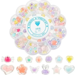 Yiğit Aksesuar Papatya Kutuda Şeffaf Boncuk Takı Yapım Kiti Takı Yapım Seti