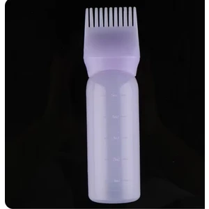 Taraklı Saç Boyama ve Bakım Yağı Uygulama Şişesi - Renk Seçenekli 1 Şişe