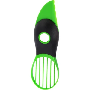 Çok Fonksiyonlu Avokado Kesici 3'ü 1 Arada Avokado Dilimleyici Avokado Ayırıcı, Yeşil (Yurt Dışından)