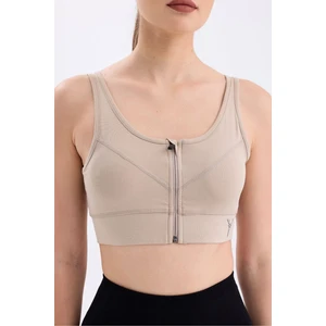 Kadın Fermuar Detaylı Büstiyer / Spor Büstiyer
