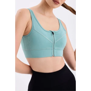 Kadın Fermuar Detaylı Büstiyer / Spor Büstiyer