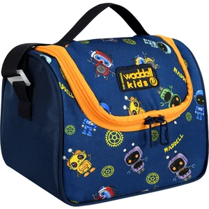 Lisanslı Robot Desenli Termal Sarı - Lacivert Beslenme Çantası