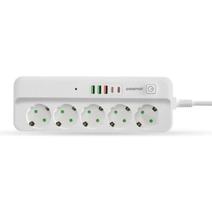 MP21 Akım Korumalı 5'li Priz 3 USB 2 Typc-C